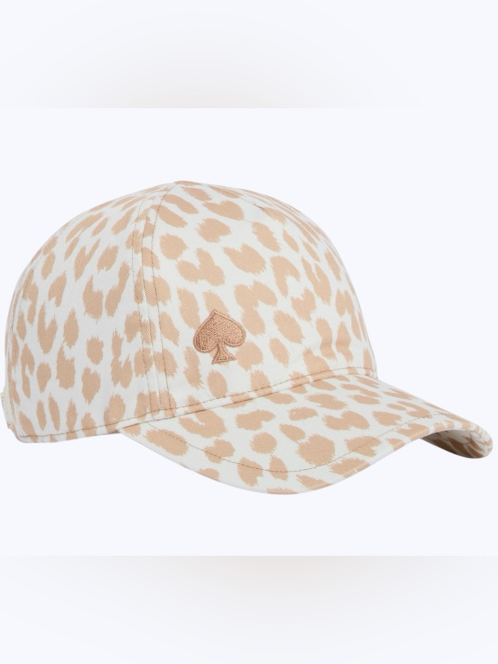 Kate Spade New York modern leopard print baseball cap NWT
